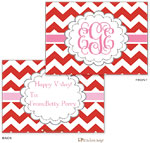 Little Lamb - Valentine's Day Exchange Cards (Chevron)